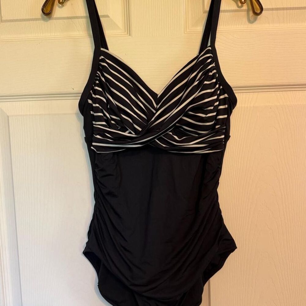Women's Black & White Swimsuit